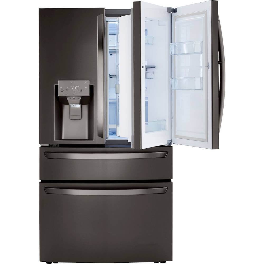 LG 30 Cu. Ft. French Door Refrigerator, 36-Inch Wide, Stainless Steel – UK Fast Gas - Prioka