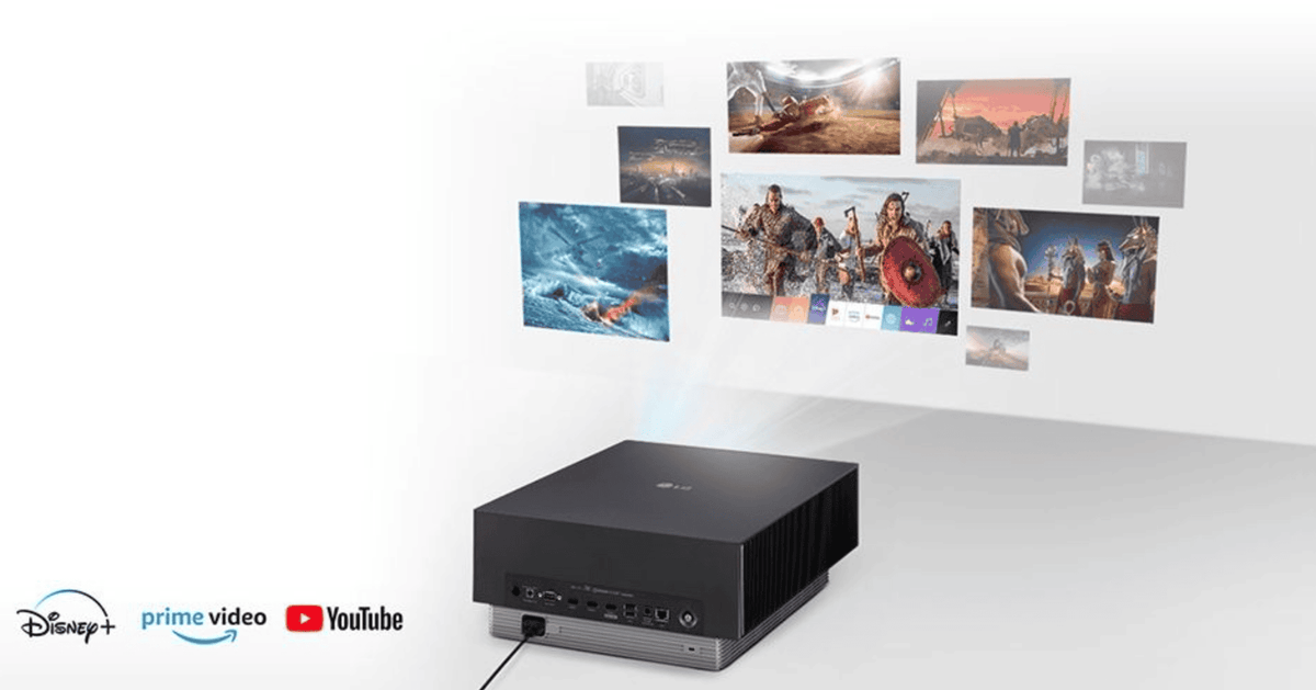 LG 4K UHD 2,700 Lumens Smart Dual Laser CineBeam Projector AU810PB - Prioka
