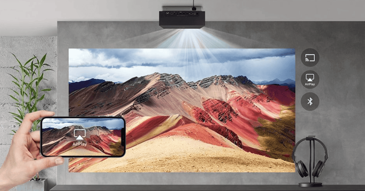 LG 4K UHD 2,700 Lumens Smart Dual Laser CineBeam Projector AU810PB - Prioka