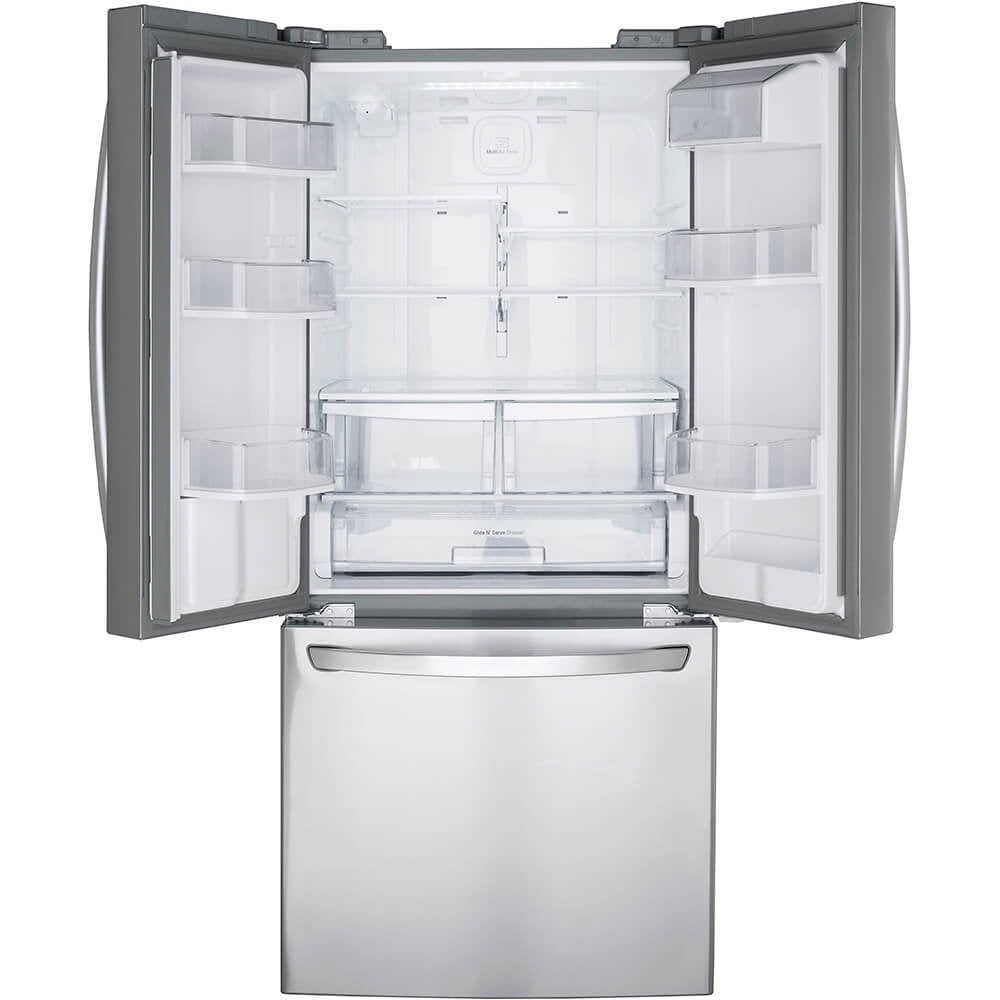 LG LFDS22520S 22 Cu. Ft. Stainless French Door Refrigerator - Prioka