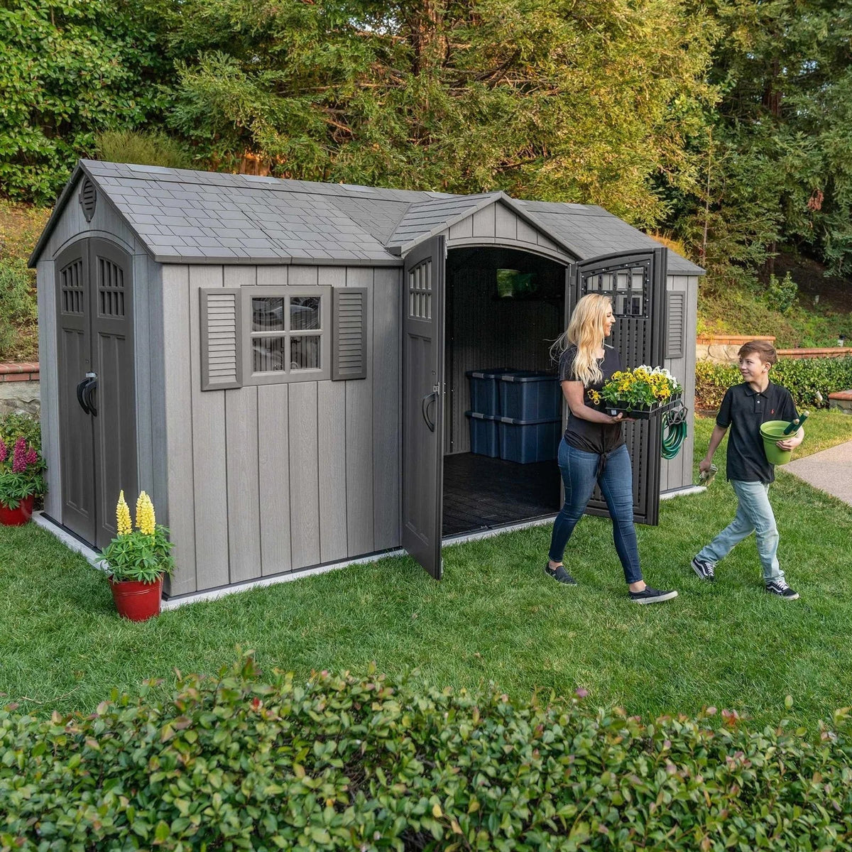 Lifetime 15 Ft X 8 Ft Outdoor Storage Sheds – 60318 - Prioka