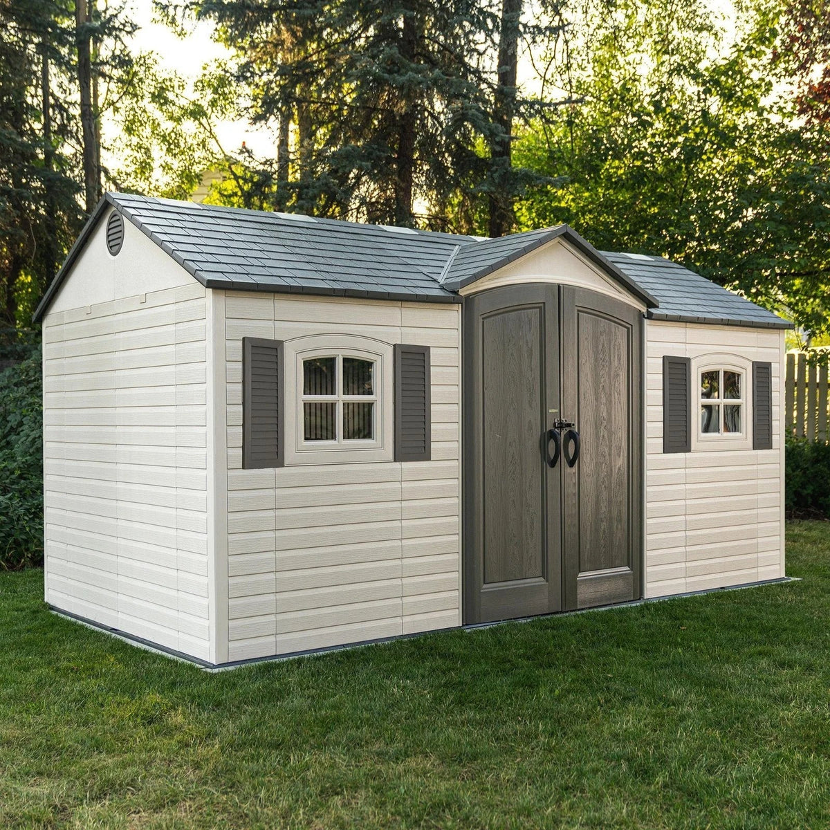 Lifetime 15′ x 8′ Outdoor Storage Sheds - Prioka