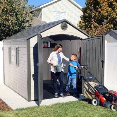 Lifetime 8 ft x 10 ft Garden Shed - Prioka