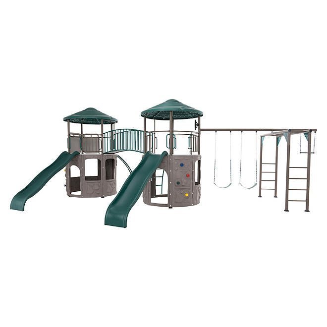 Lifetime 90966 Double Adventure Tower with Monkey Bars - Prioka