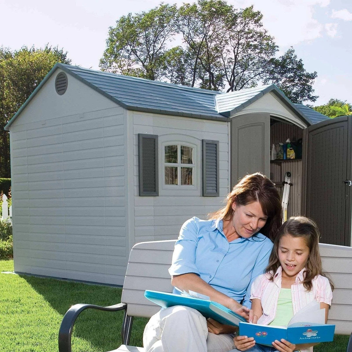 Lifetime Garden Shed – 15 ft. x 8 ft. - Prioka