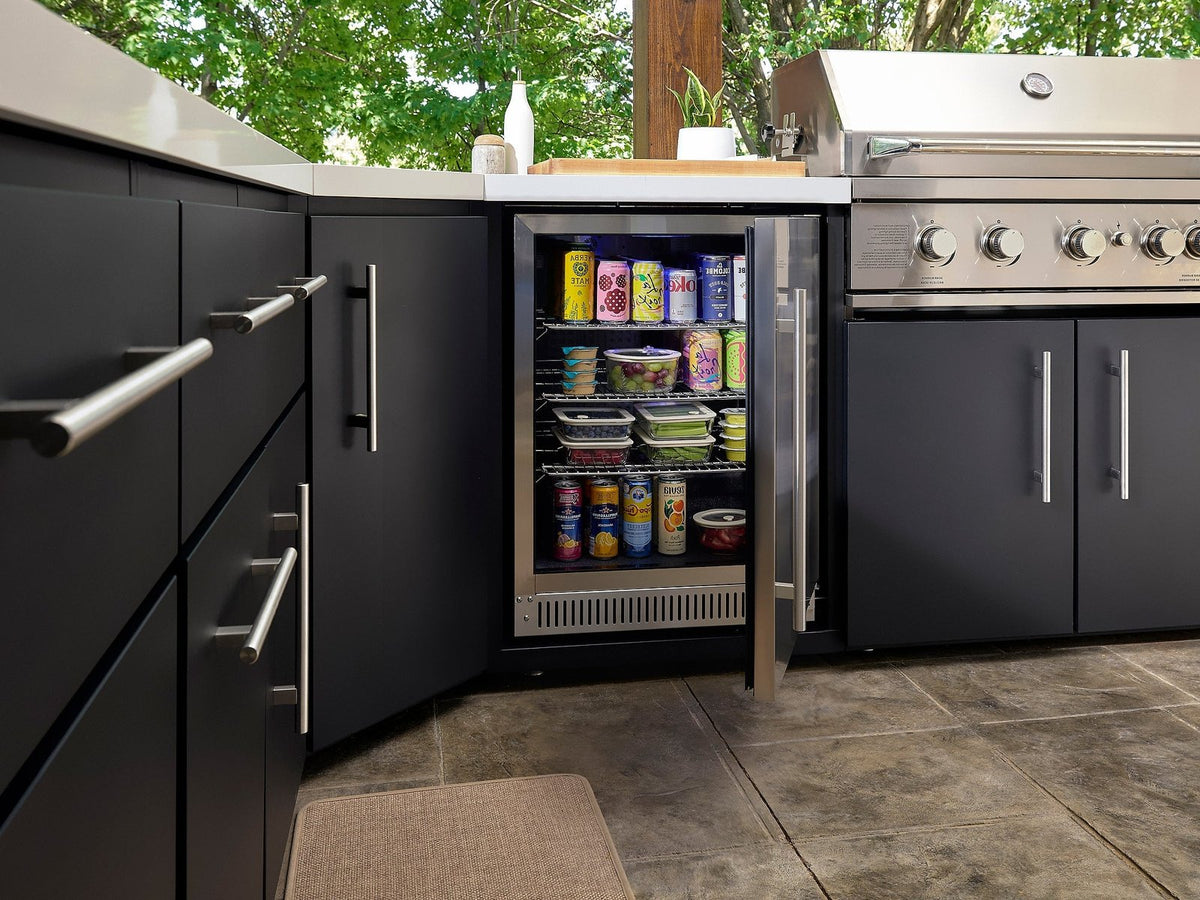 Emory Corner Outdoor Kitchen Island and Bar – Right