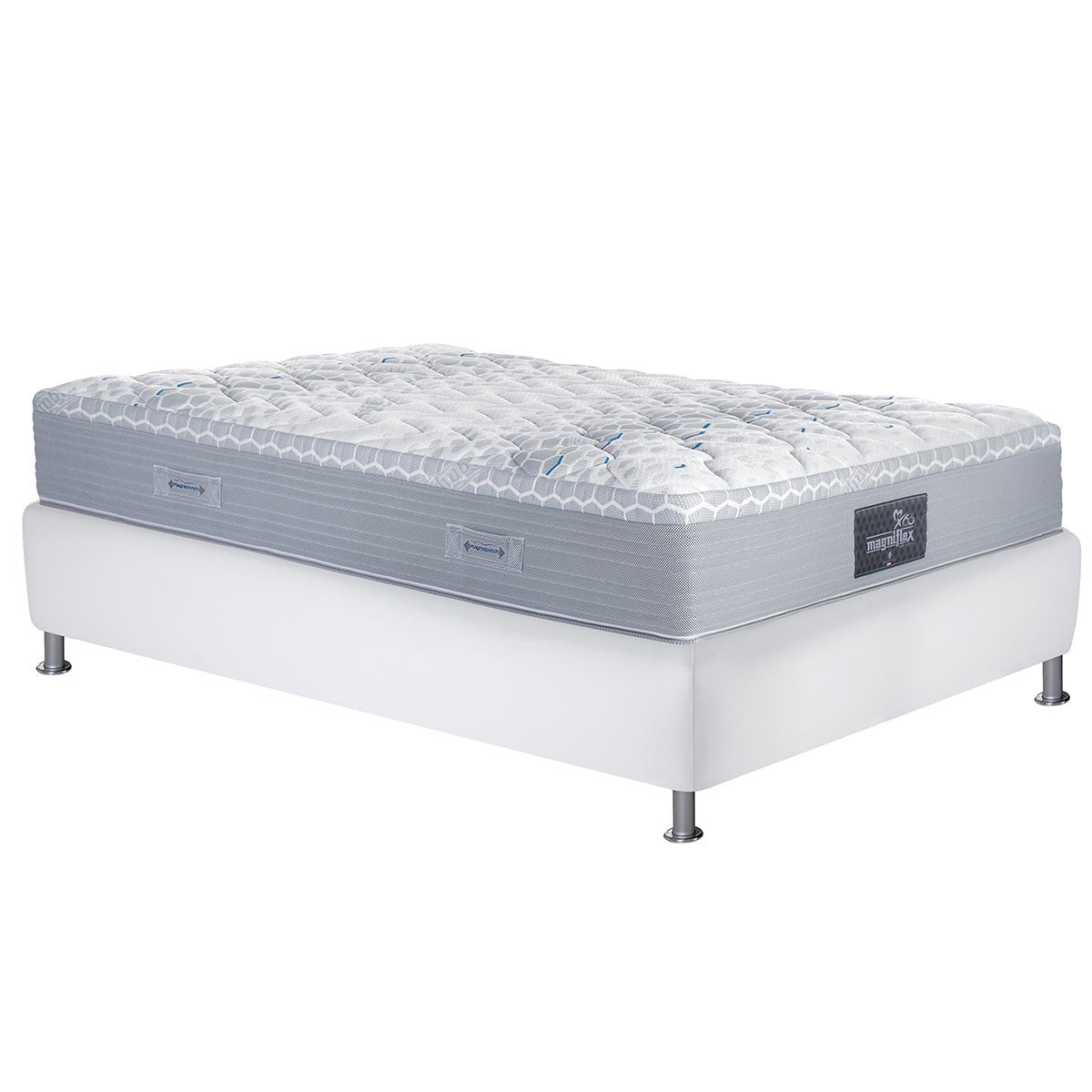 Magniflex MagniStretch Plus 13-Inch Luxury Mattress – Revolutionary Spinal Decompression Technology with Breathable Temperature-Regulating Cover and Medium-Support Italian Memory Foam - Floor Model - Prioka
