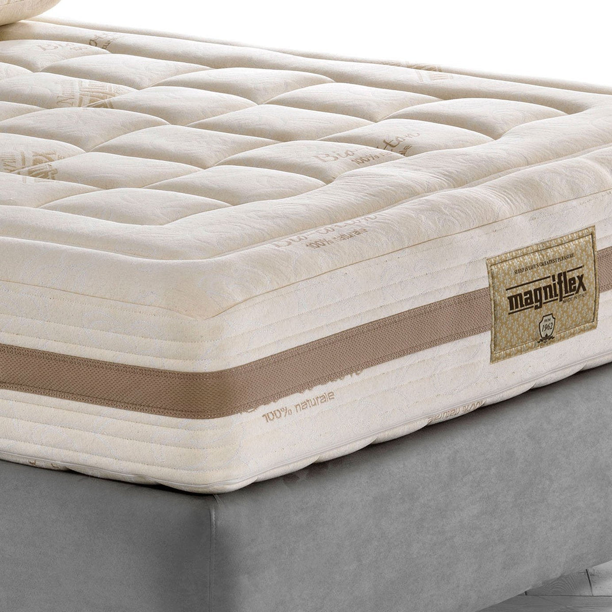 Magniflex Toscana Cotton Grande Dual 12” Organic Flippable Memory Foam Mattress - Prioka