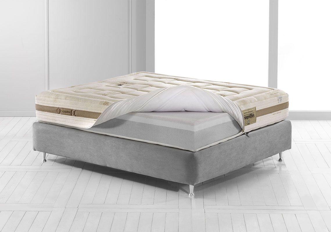 Magniflex Toscana Cotton Grande Dual 12” Organic Flippable Memory Foam Mattress - Prioka
