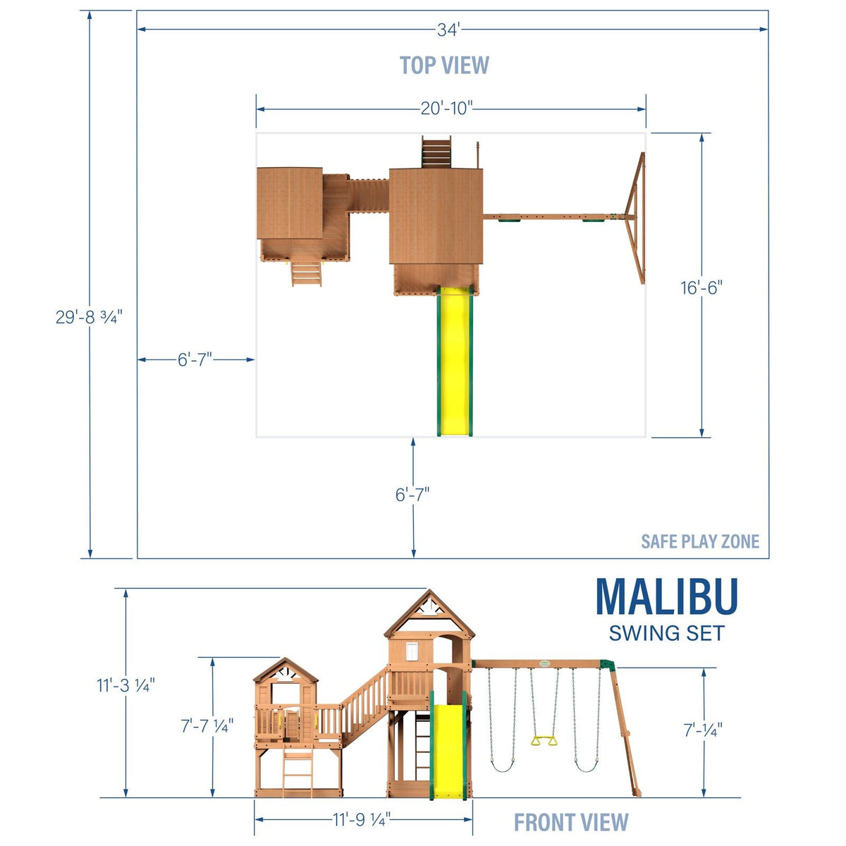 Malibu Swing Set - Prioka