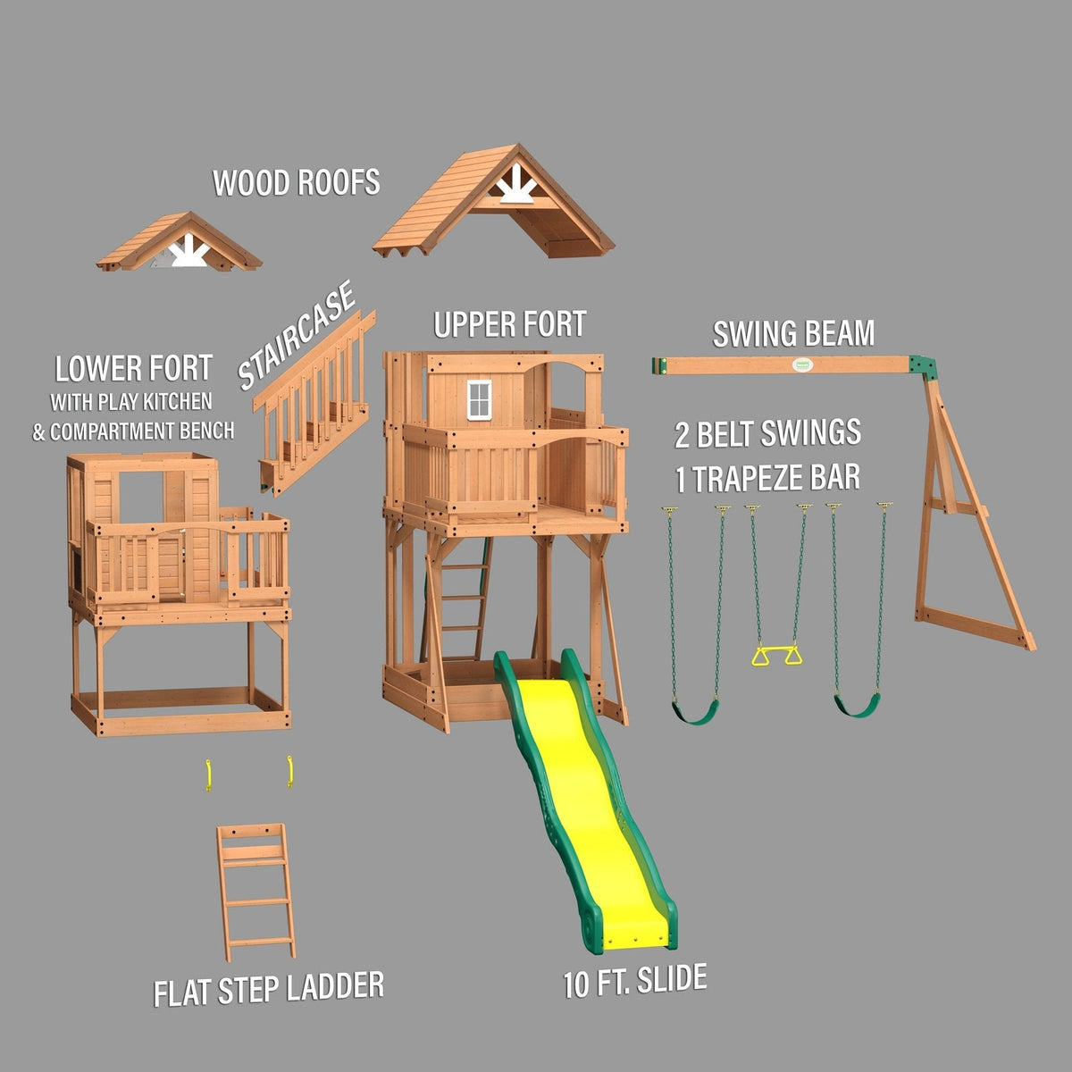 Malibu Swing Set - Prioka
