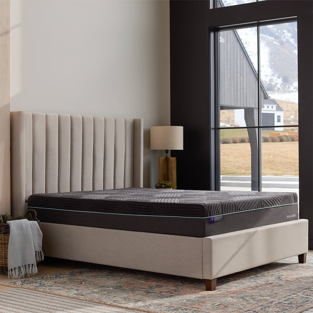 Malouf Ice Cloud 13" ActivAir Hybrid Mattress - Prioka