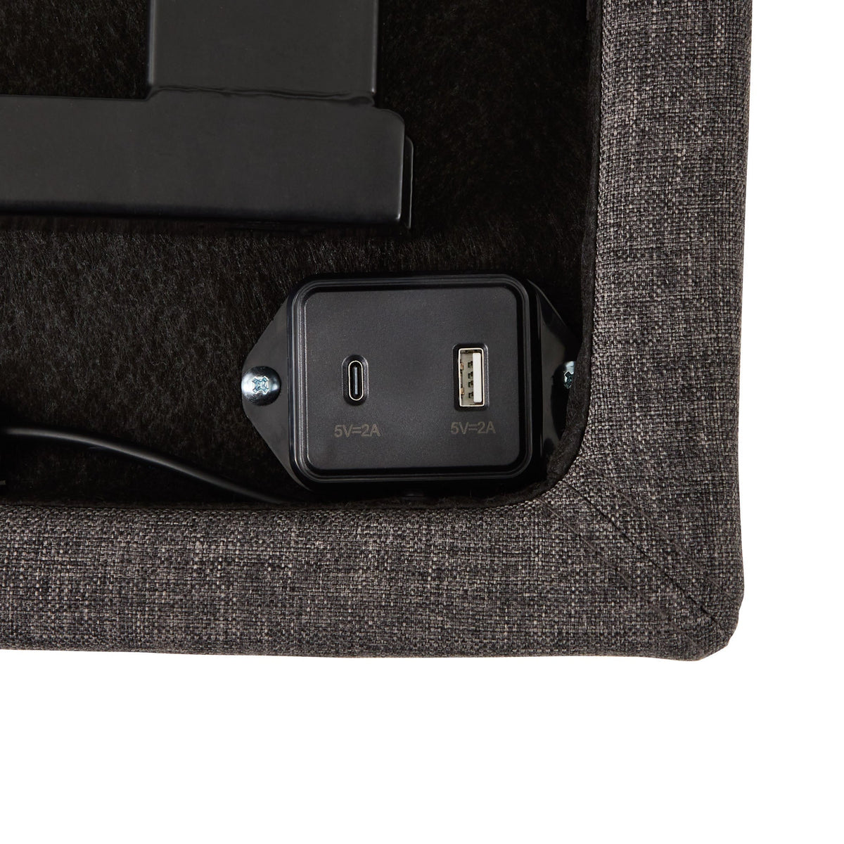 Malouf M455 Smart Adjustable Bed Base - App-Controlled with Massage - Prioka