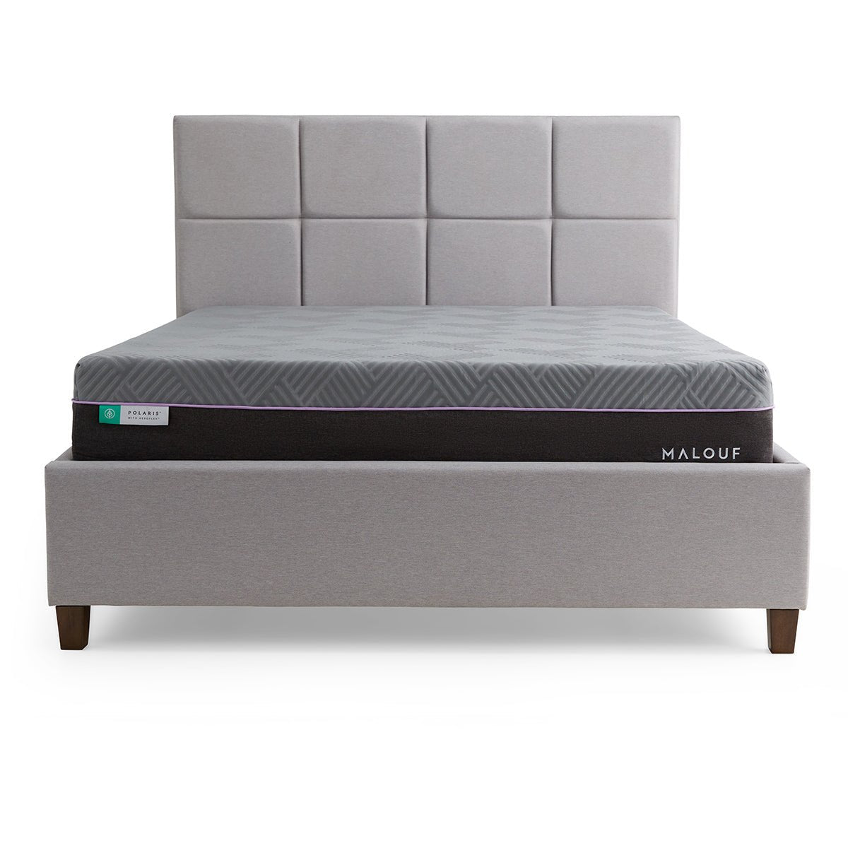 Malouf Polaris 12" AeroFlex Hybrid Mattress - Prioka