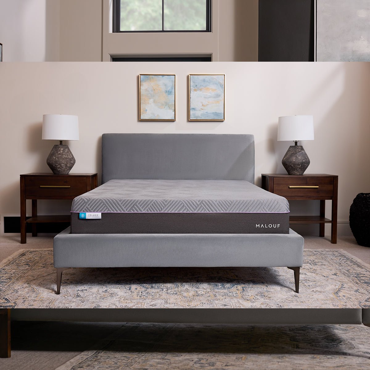 Malouf Polaris 12" Coolysnc Hybrid Mattress - Prioka