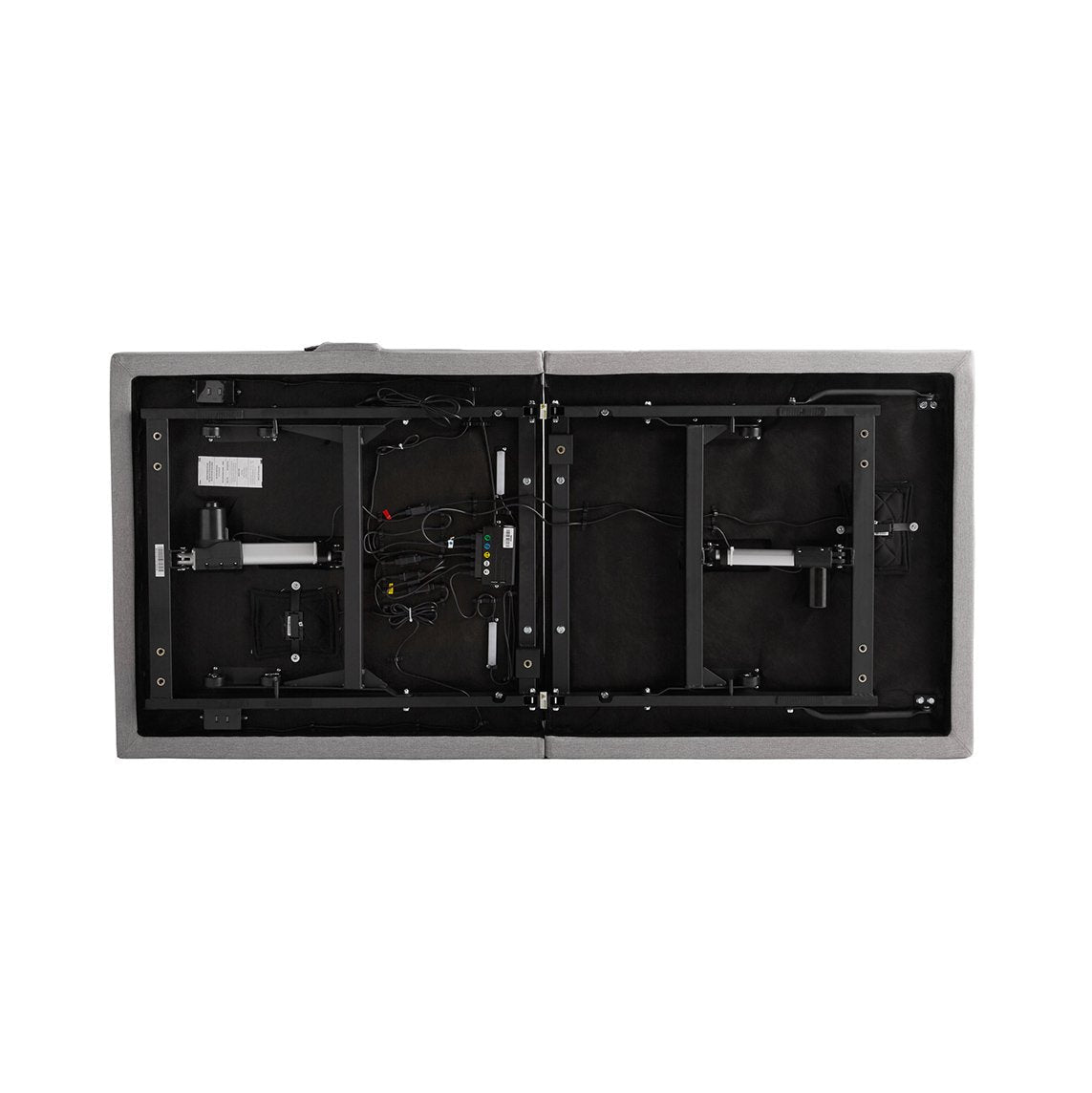 Malouf Structures™ M555 Smart Adjustable Bed Base – 5 Preset Positions including Zero Gravity, Advanced Vibrational Massage, and Bluetooth App Control - Floor Model - Prioka