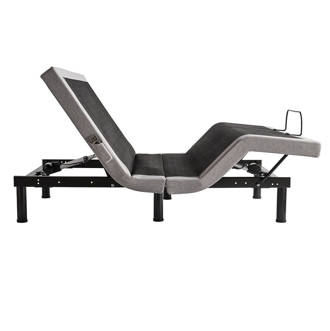 Malouf Structures™ M555 Smart Adjustable Bed Base – 5 Preset Positions including Zero Gravity, Advanced Vibrational Massage, and Bluetooth App Control - Floor Model - Prioka