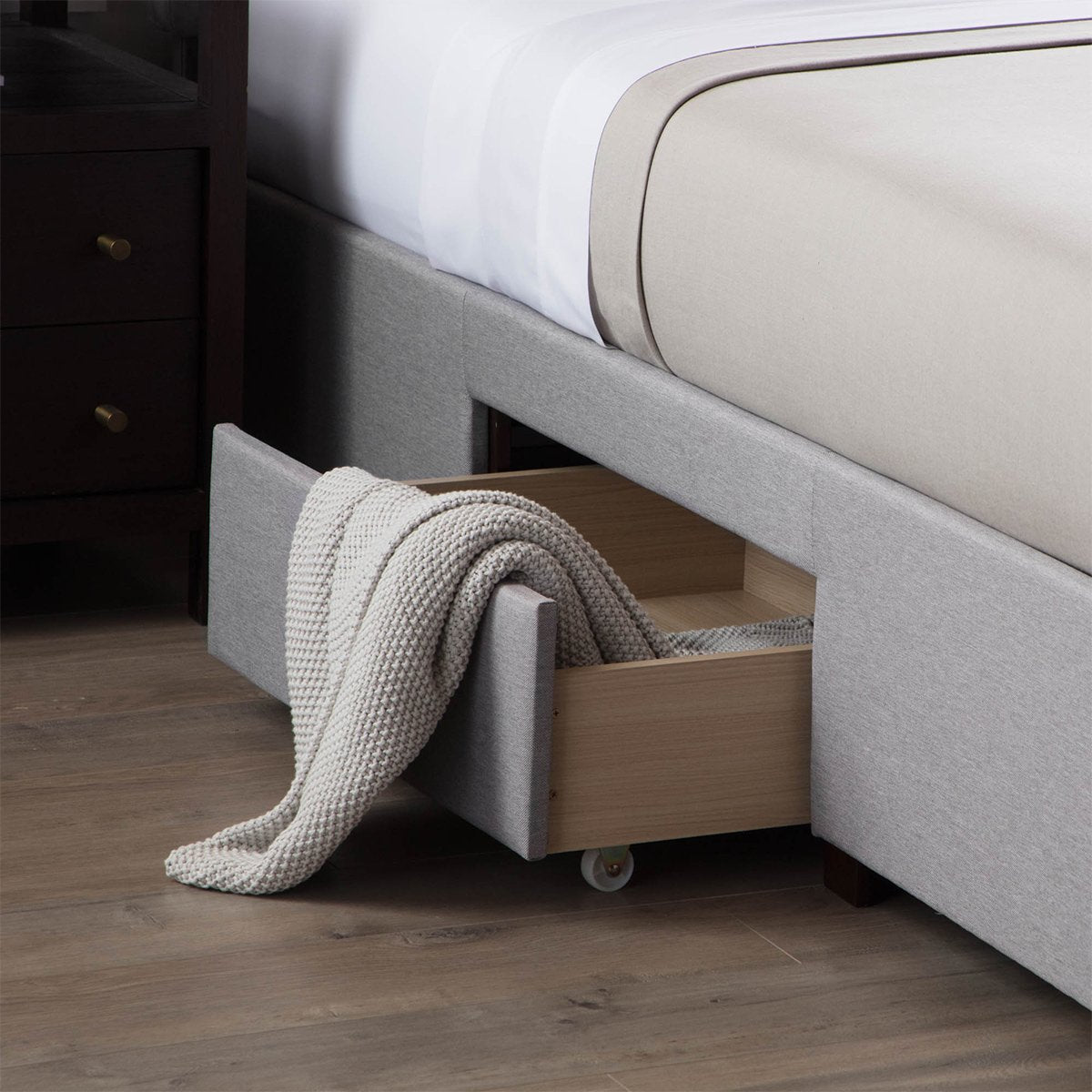 Malouf Watson Platform Bed Base - Prioka