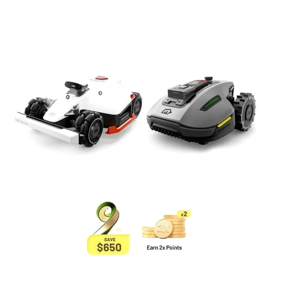 Mammotion LUBA 2 AWD 10000X Robotic Lawn Mower – Wire-Free, 2.5 Acres, 80% Slope, Multi-Zone Management - Prioka