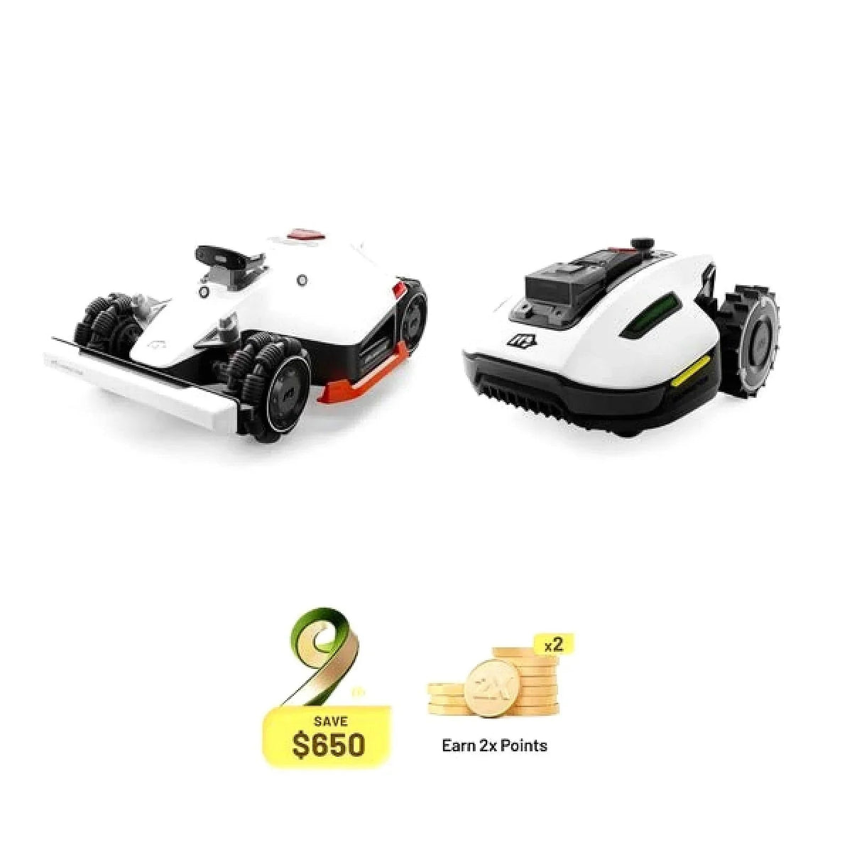 Mammotion LUBA 2 AWD 10000X Robotic Lawn Mower – Wire-Free, 2.5 Acres, 80% Slope, Multi-Zone Management - Prioka