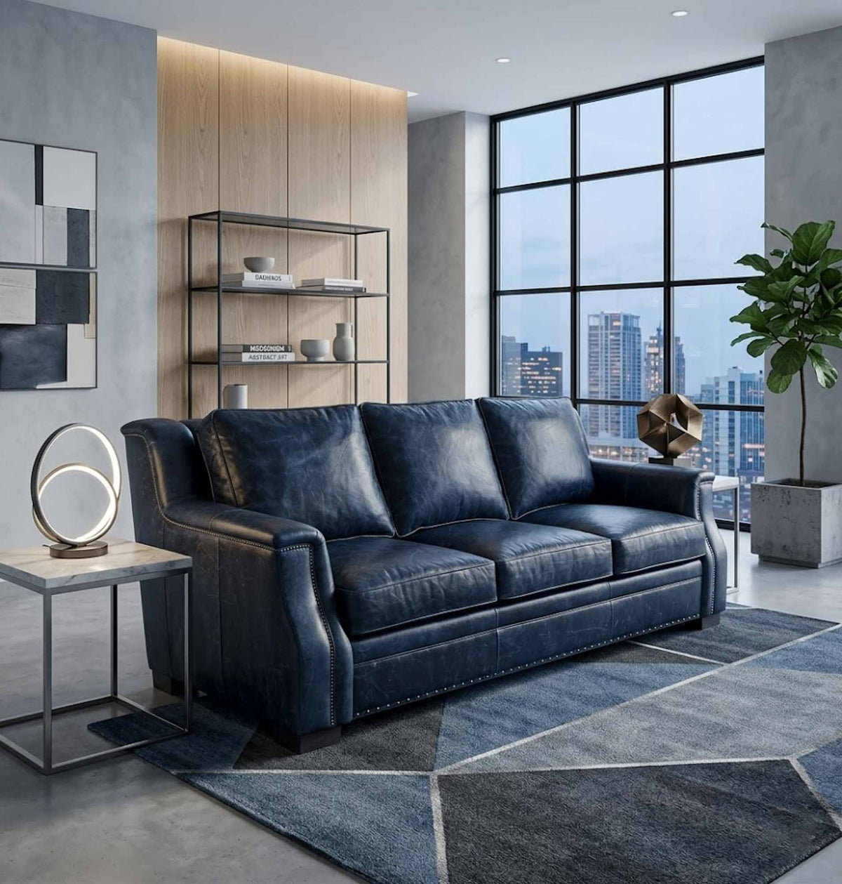 Mario Leather Sofa - Prioka