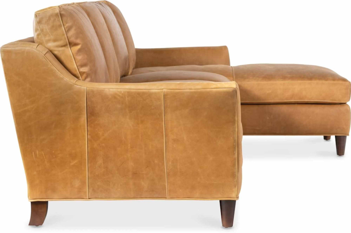 Marleigh Leather Sofa With Chaise - Prioka