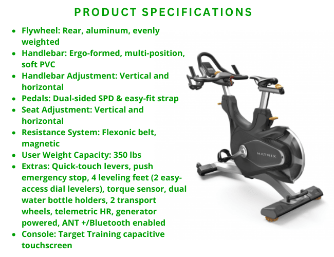 Matrix Training Indoor Cycle Spin Bike - Prioka