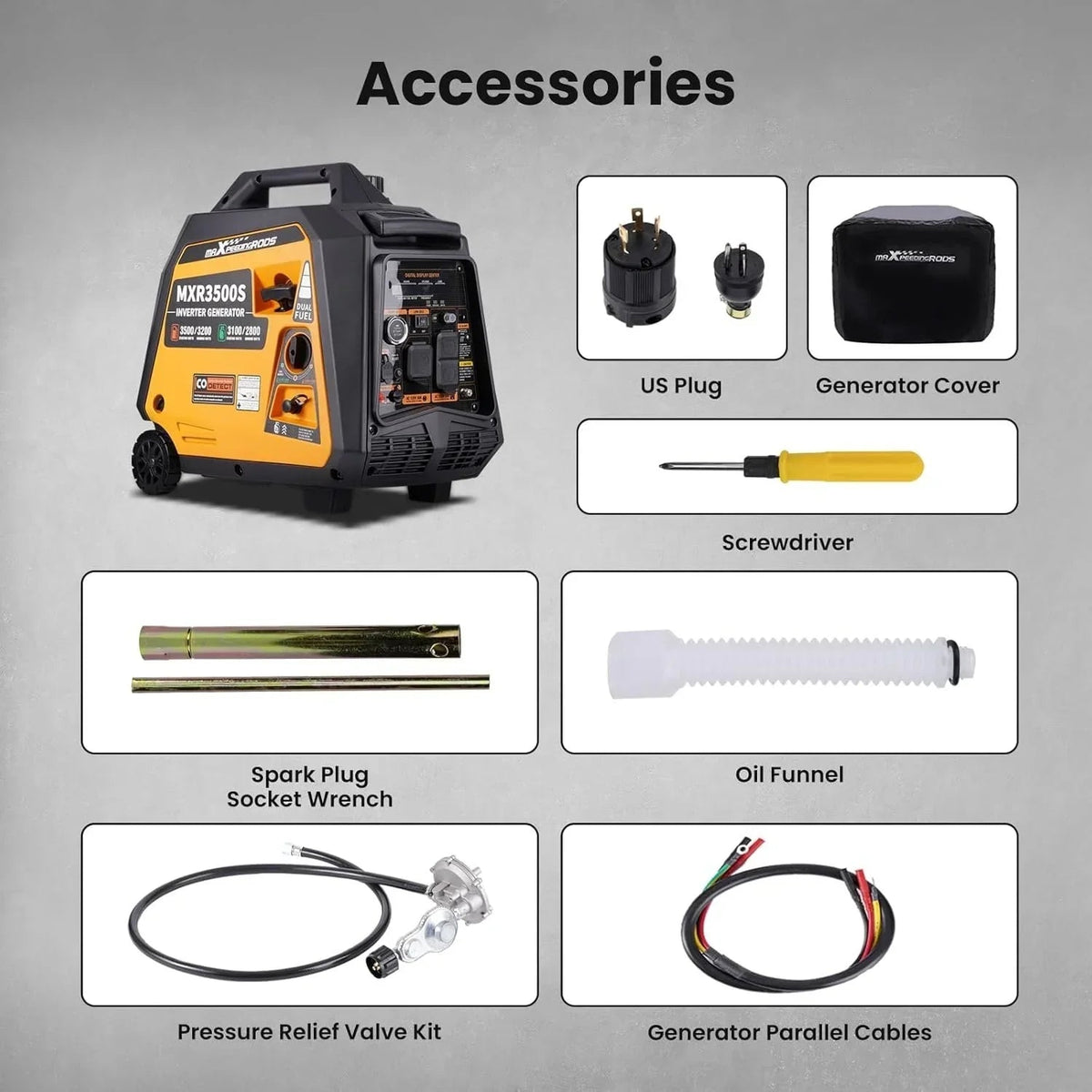 Maxpeedingrods 3500 Watt Portable Super Quite Electric Machines. - Prioka
