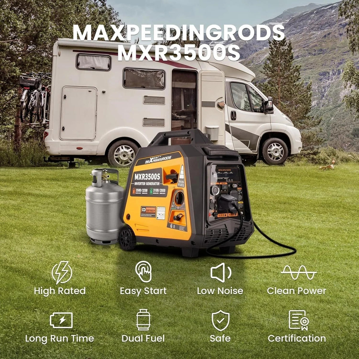 Maxpeedingrods 3500 Watt Portable Super Quite Electric Machines. - Prioka