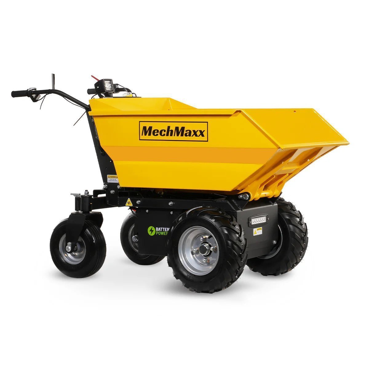 MechMaxx 1100 lb Electric Mini Dumper, 48V 1000W Brushless Motor – Model E50 - Prioka