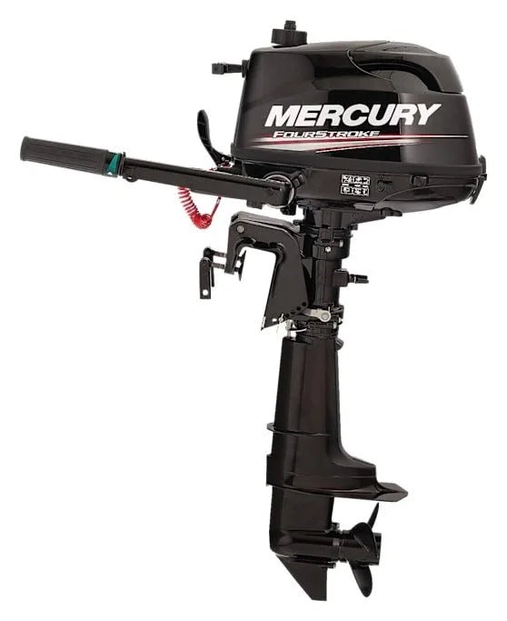 Mercury 5hp Tiller FourStroke Outboard Motor – 15″ Shaft, Manual Tilt/Trim, Manual Start - Prioka