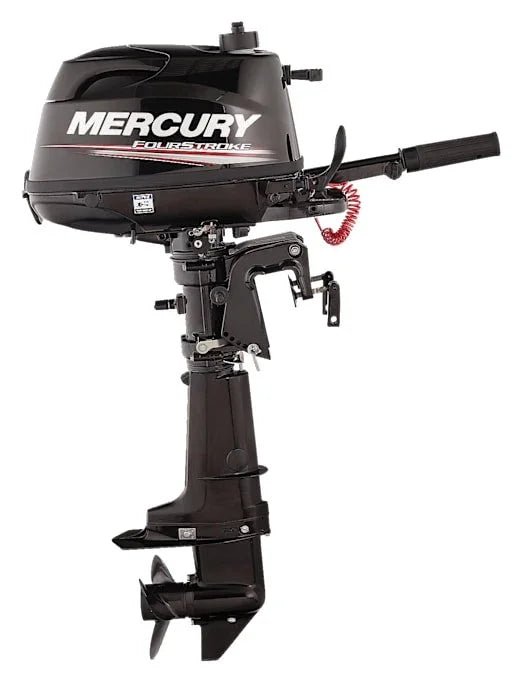 Mercury 5hp Tiller FourStroke Outboard Motor – 15″ Shaft, Manual Tilt/Trim, Manual Start - Prioka