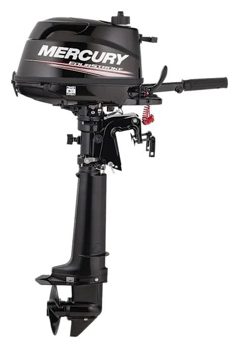 Mercury 5hp Tiller FourStroke Outboard Motor – 15″ Shaft, Manual Tilt/Trim, Manual Start - Prioka
