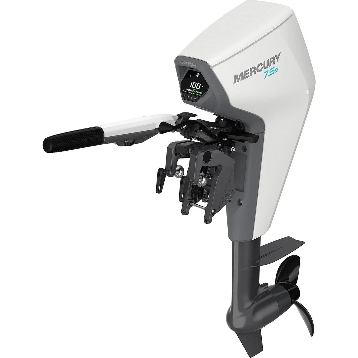 Mercury Avator 7.5e Tiller Electric Outboard Motor Kit - Prioka