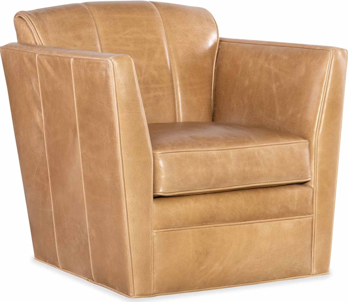 Mila Leather Swivel Chair - Prioka