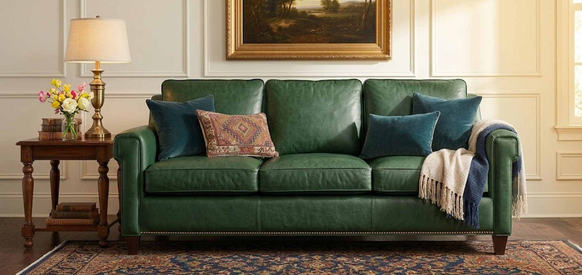 Millie Leather Sofa - Prioka