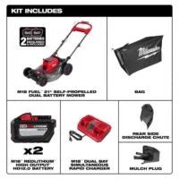 Milwaukee 2823-22HD M18 FUEL Self-Propelled Dual Battery Mower Kits. - Prioka