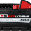 Milwaukee 48-11-1865 M18 REDLITHIUM HIGH OUTPUT XC 6 Ah Lithium-Ion Battery - Prioka