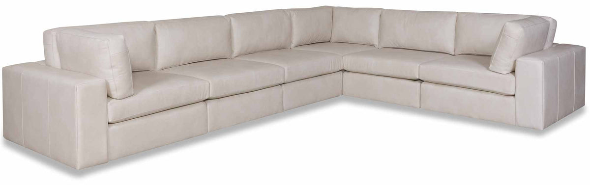 Mod Leather Sectional - Prioka
