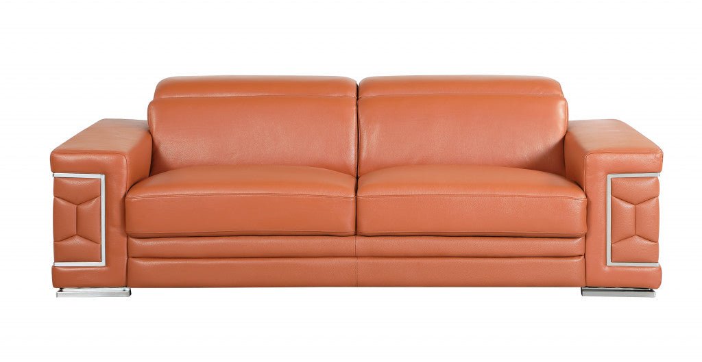 Monaco Leather Seating Set – Camel - Prioka
