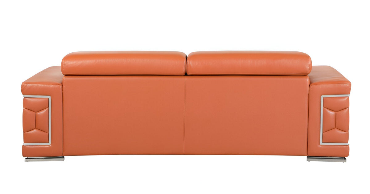 Monaco Leather Sofa – Camel - Prioka