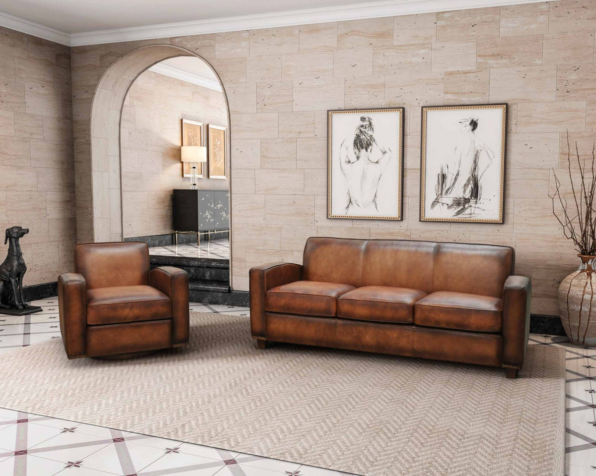 Montecito Leather Sofa - Prioka