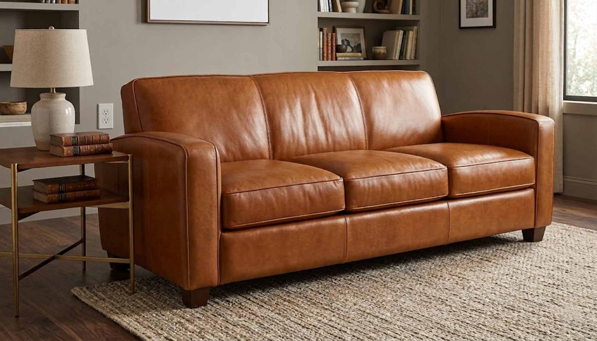 Montecito Leather Sofa - Prioka