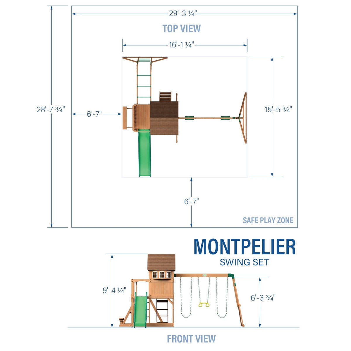 Montpelier Swing Set - Prioka