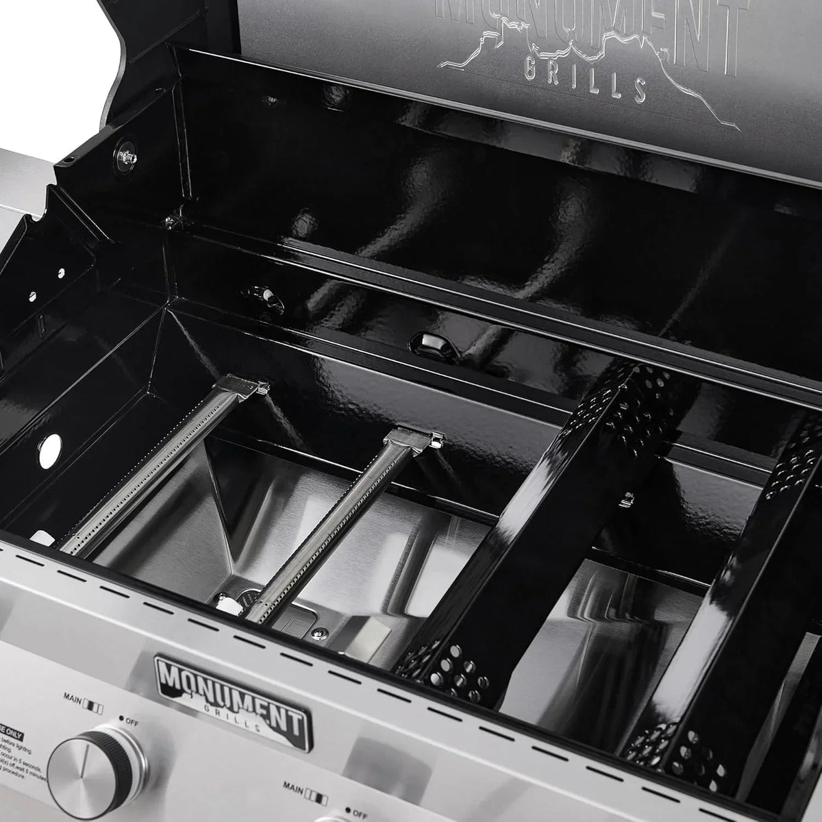 Monument Grills Eminence 405 |Tech Stainless Propane Gas Grills Eminence 405 & Cast Iron Cooking Plate - Prioka