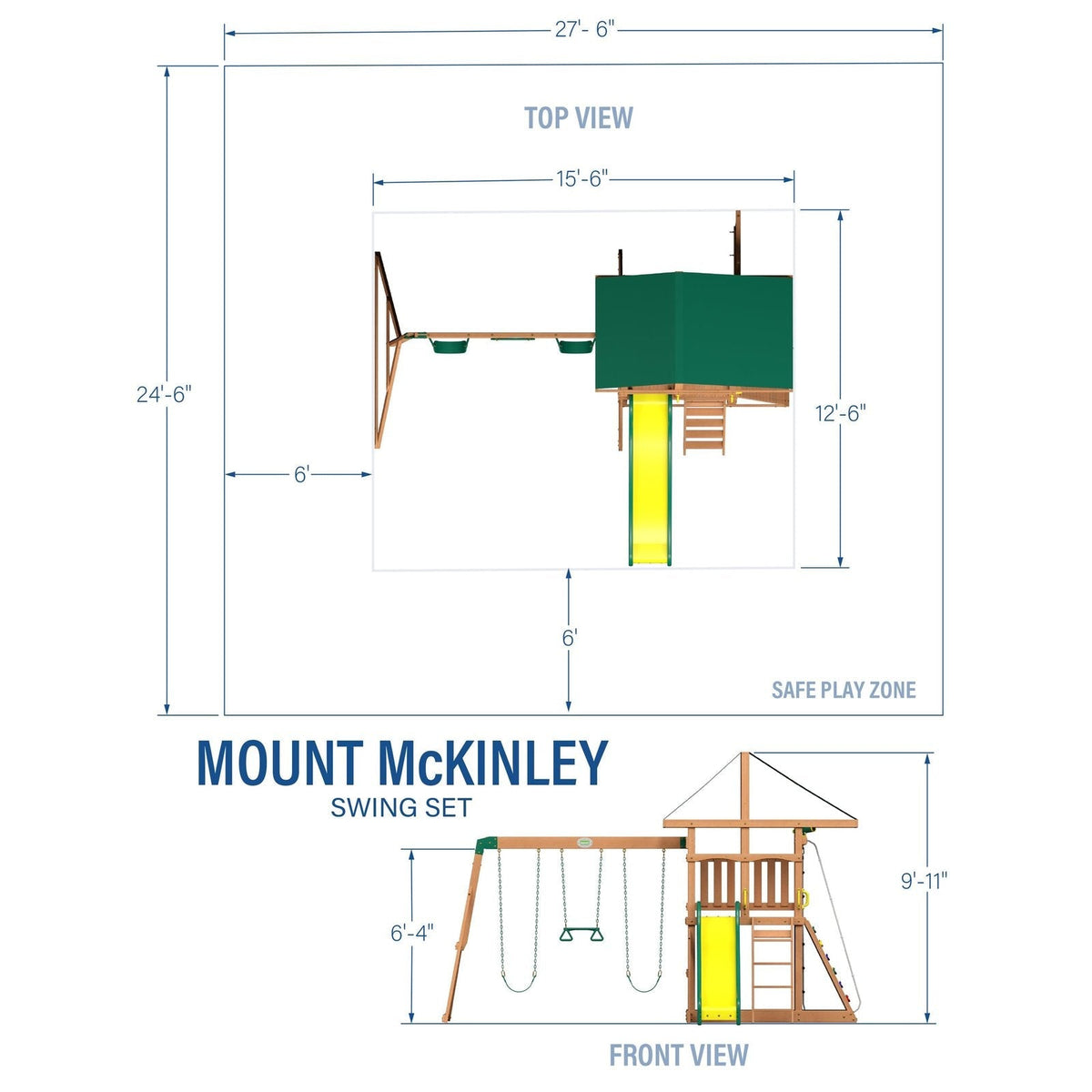 Mount McKinley Swing Set - Prioka