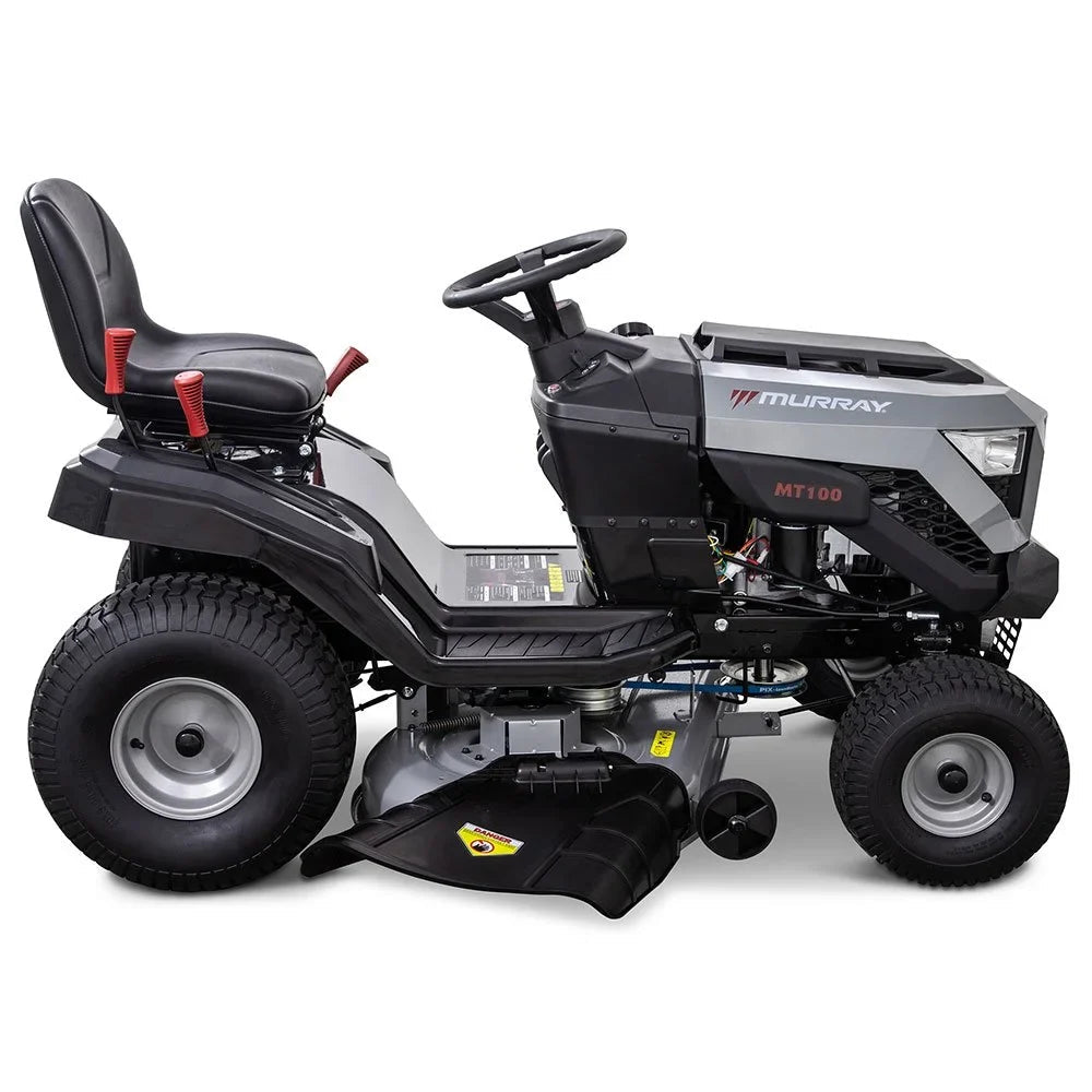 Murray MT100 42 in. 13.5 HP 500cc E1350 Series Briggs and Stratton Engine 6-Speed Manual Gas Riding Lawn Tractor Mowers. - Prioka