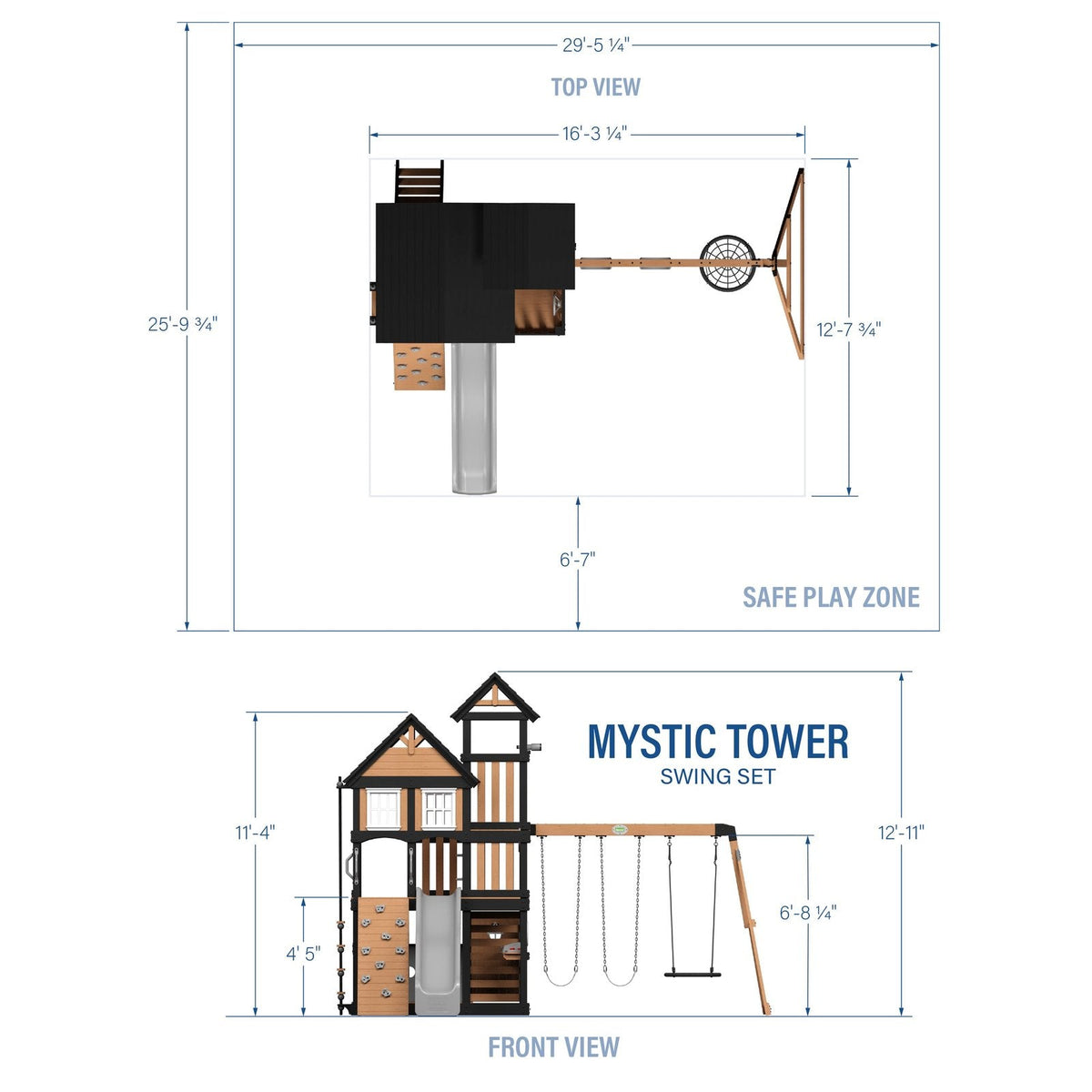 Mystic Tower Swing Set - Prioka