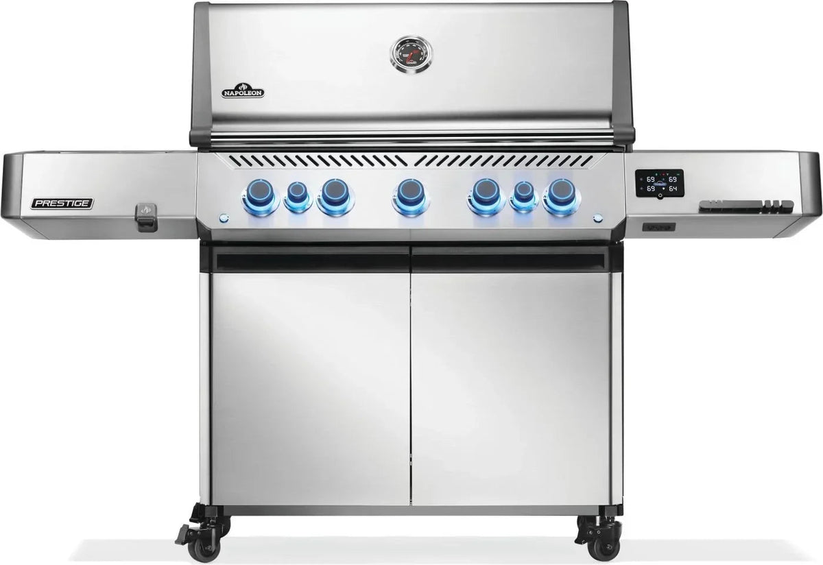 Napoleon Prestige 665 Connected, Gas Grills with Infrared Side and Rear Burner - Prioka