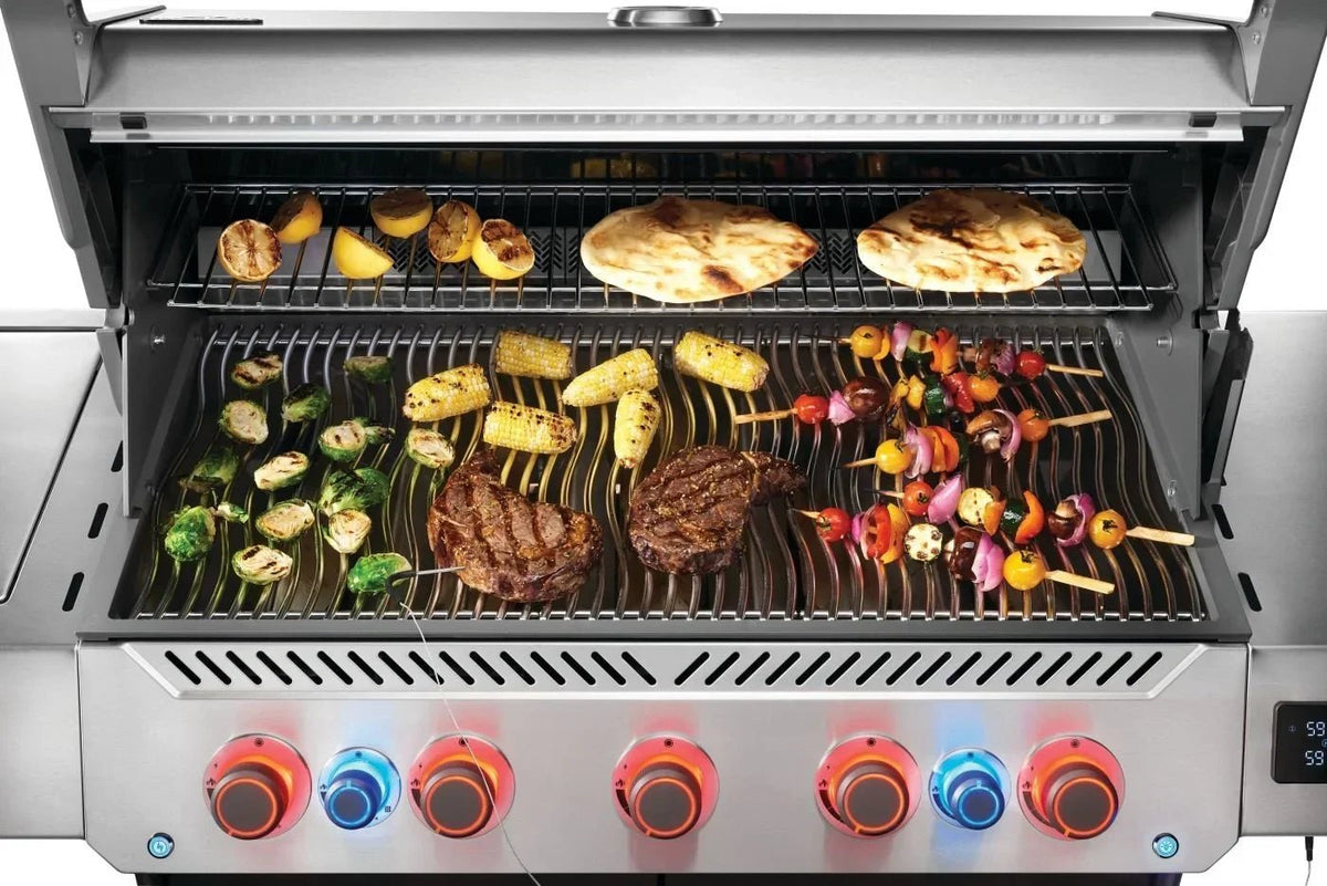 Napoleon Prestige 665 Connected, Gas Grills with Infrared Side and Rear Burner - Prioka